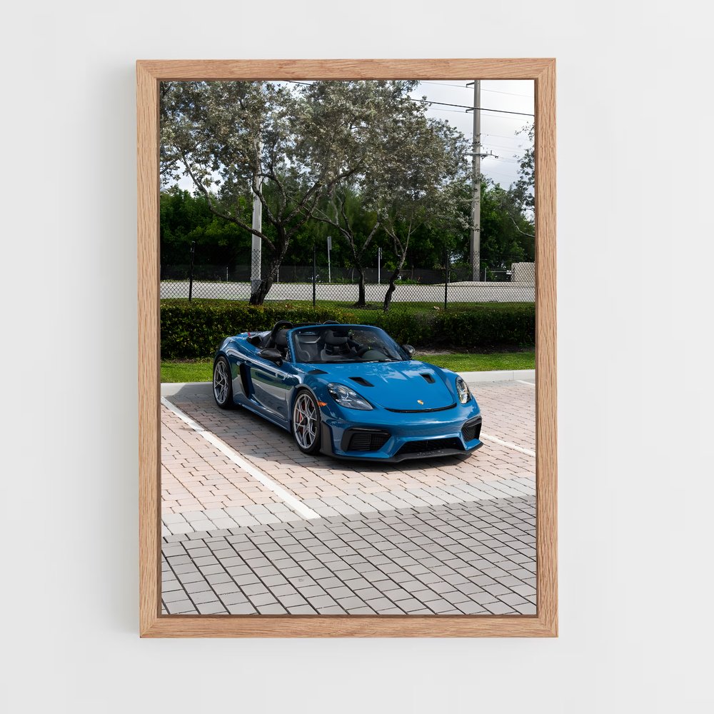 Poster 718 Spyder Énigmatique – affiche Porsche (vue 4)